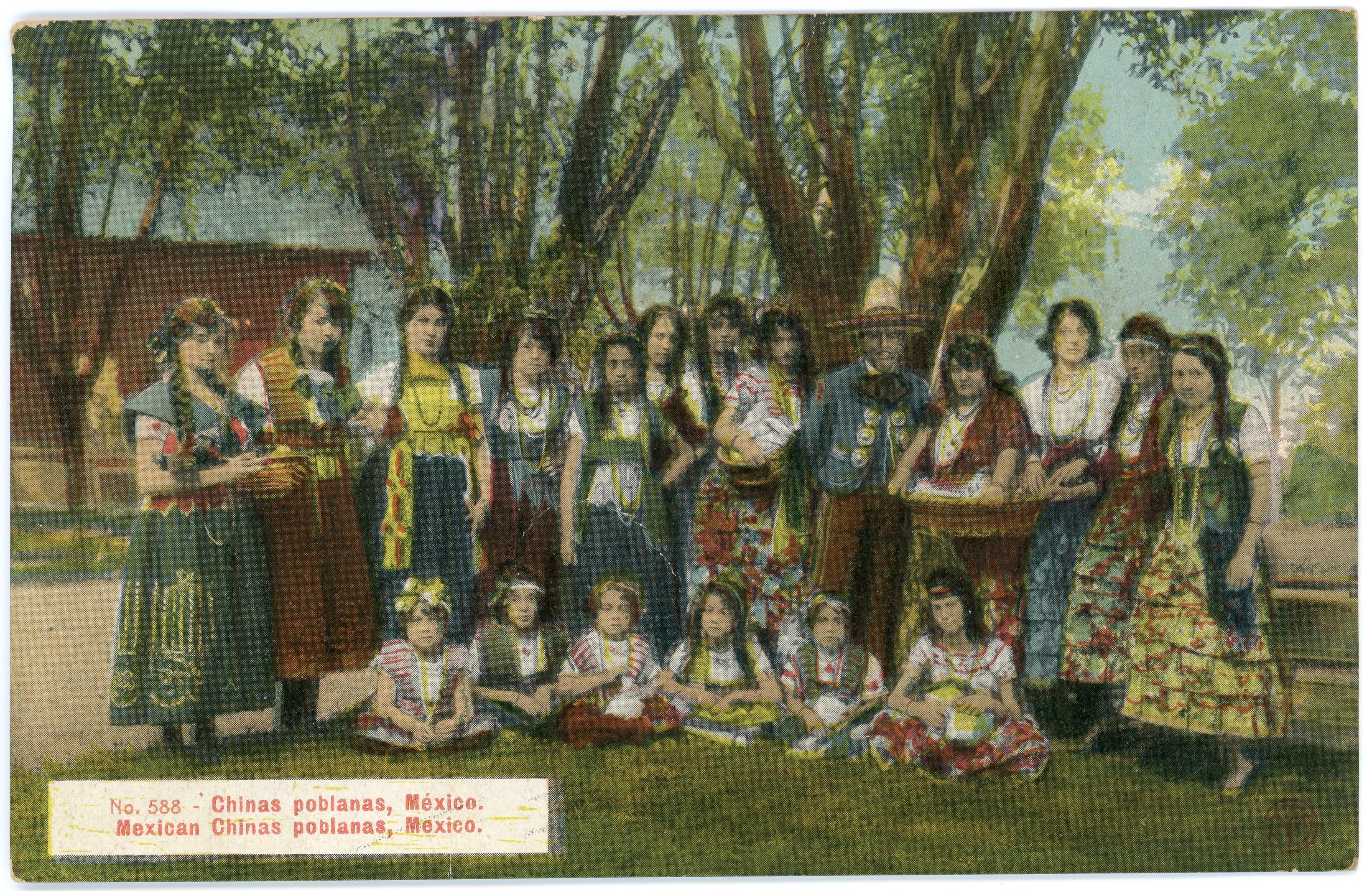 Chinas poblanas, México.